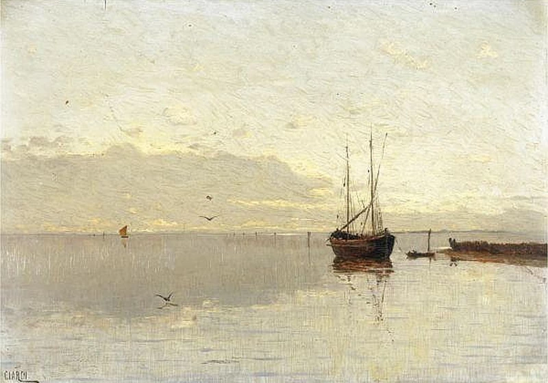 Alba in laguna